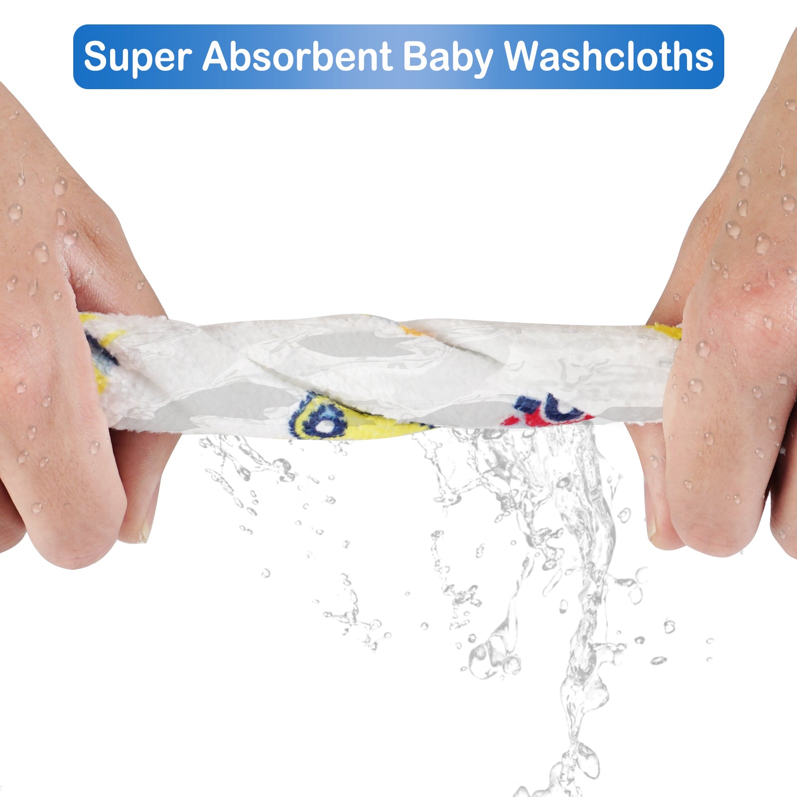 Truck 24Pack Baby Washcloths