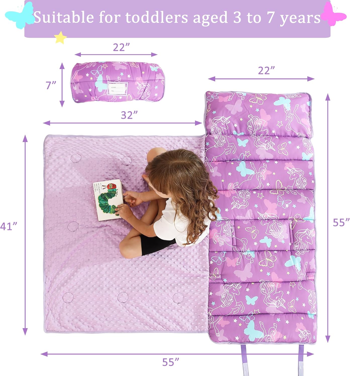 Cozy Comfort Nap Mat - Unicorn Dreamscape
