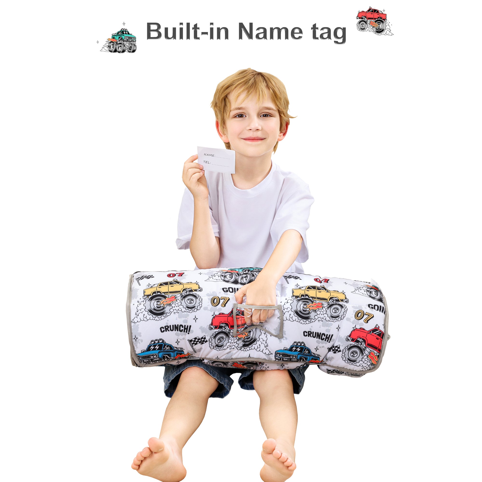 Cozy Comfort Nap Mat - Monster Truck
