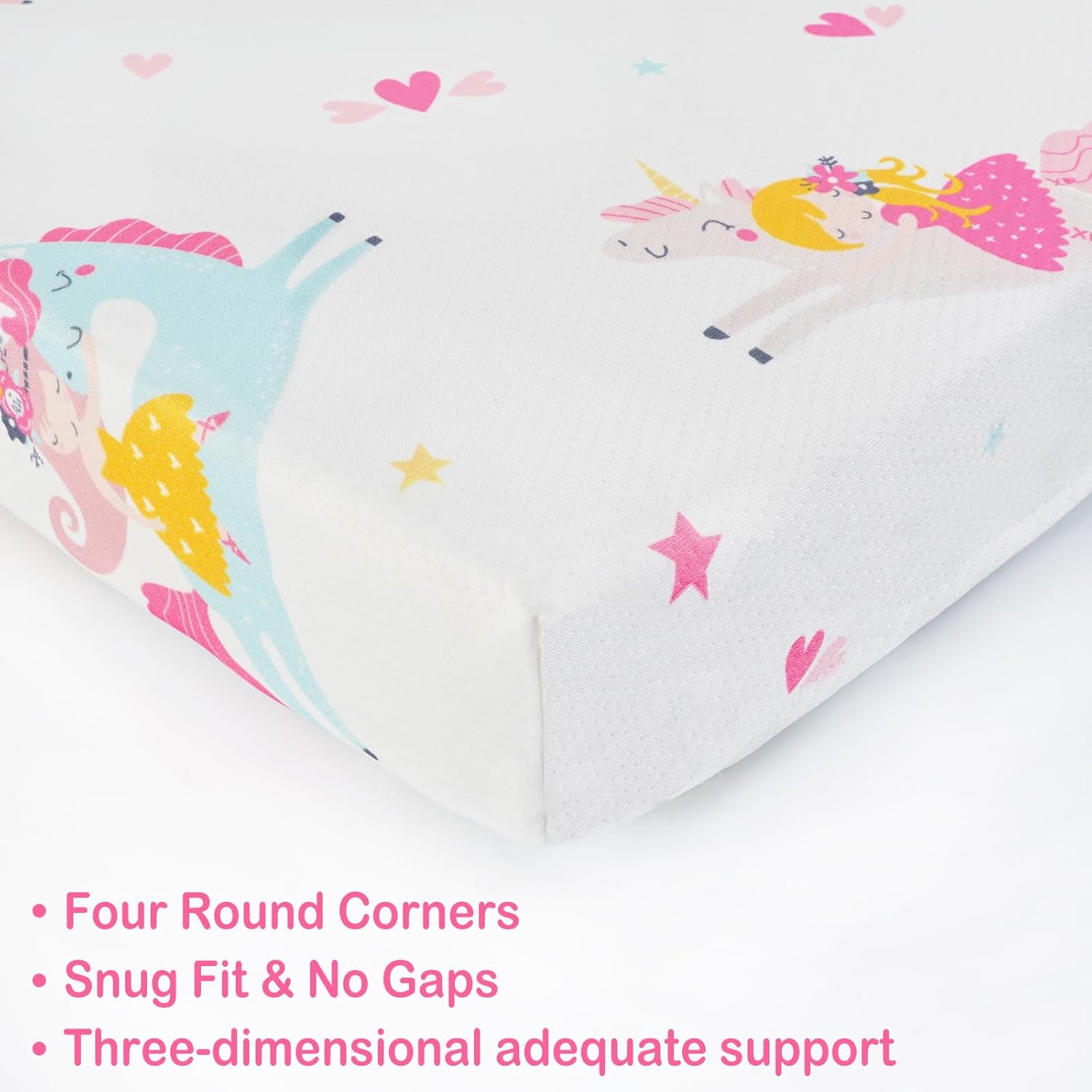 Unicorn Pack and Play Mattress