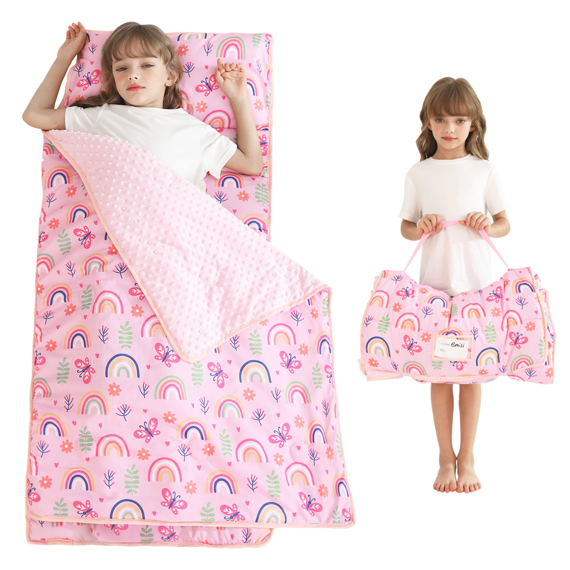 Cozy Comfort Nap Mat - Rainbow