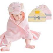 Duck & Elephant Baby Towels with Hood