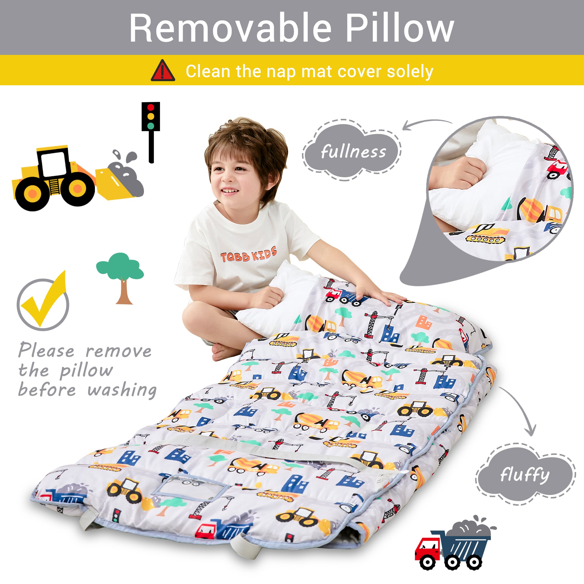 Cozy Comfort Nap Mat - Truck