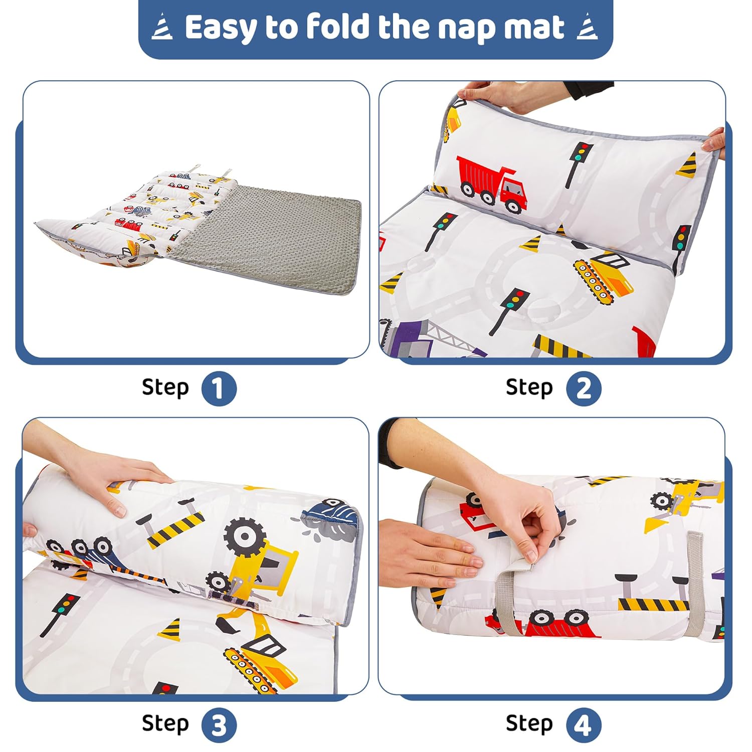 Cozy Comfort Nap Mat - Car Party Adventure