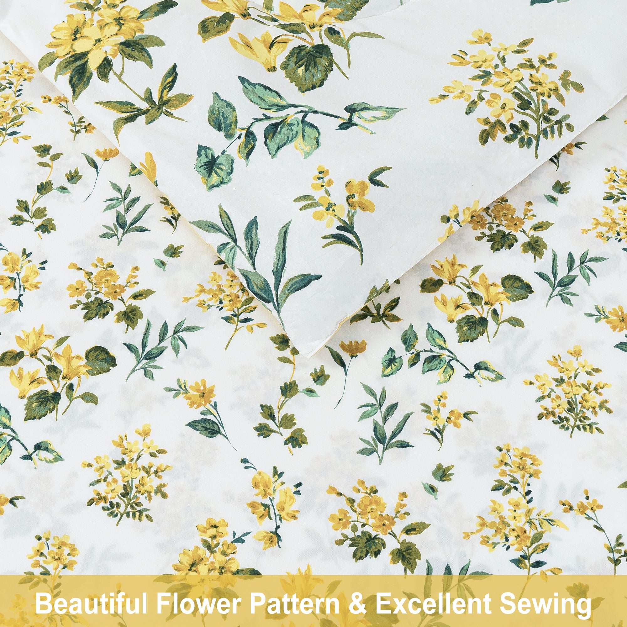 Yellow Daisy Dreamscape Comforter Set 7 Pieces