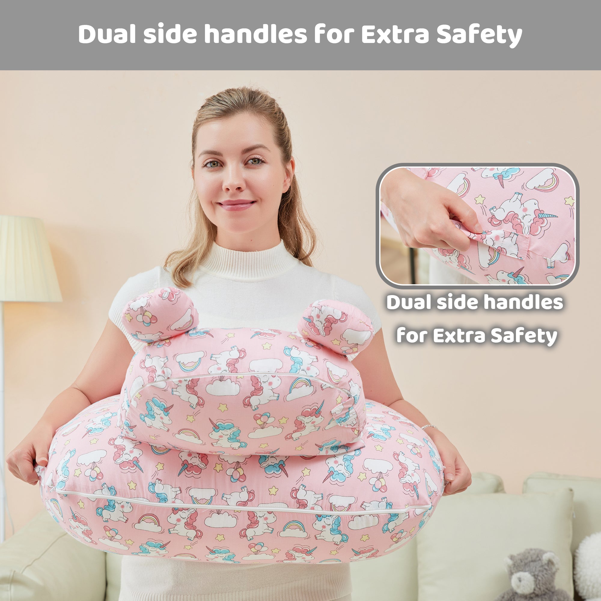 Unicorn  Nursing Pillow for Breastfeeding for Mom Support