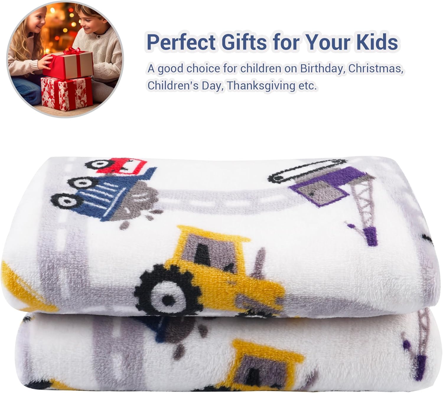 Car Party Adventure Kids Throw Blanket