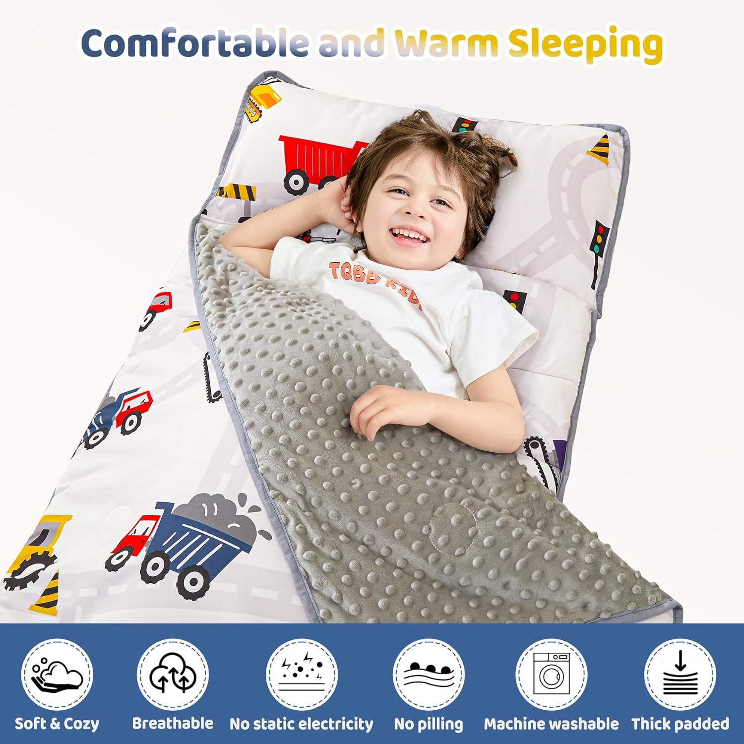 Cozy Comfort Nap Mat - Car Party Adventure