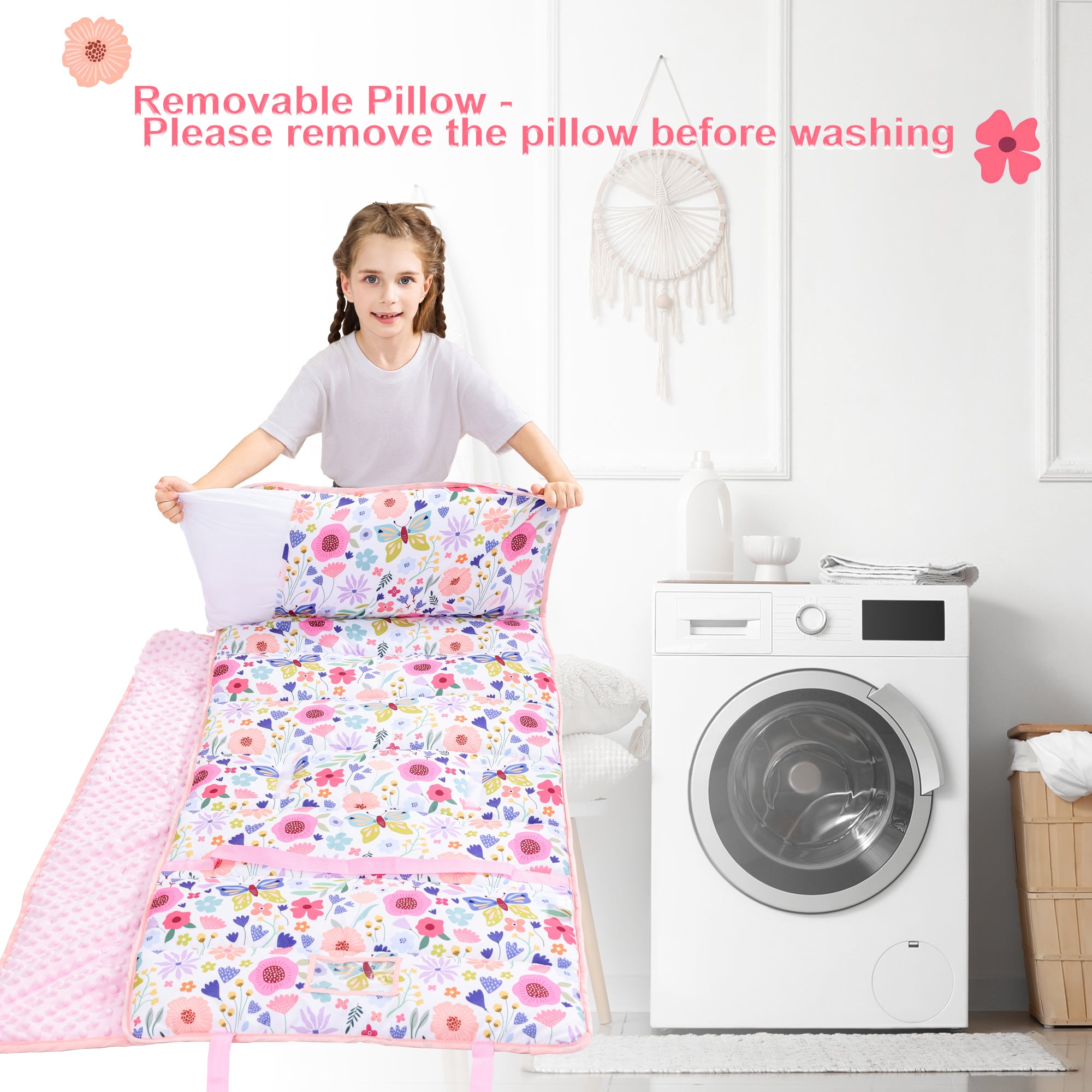 Cozy Comfort Nap Mat - Butterfly Garden