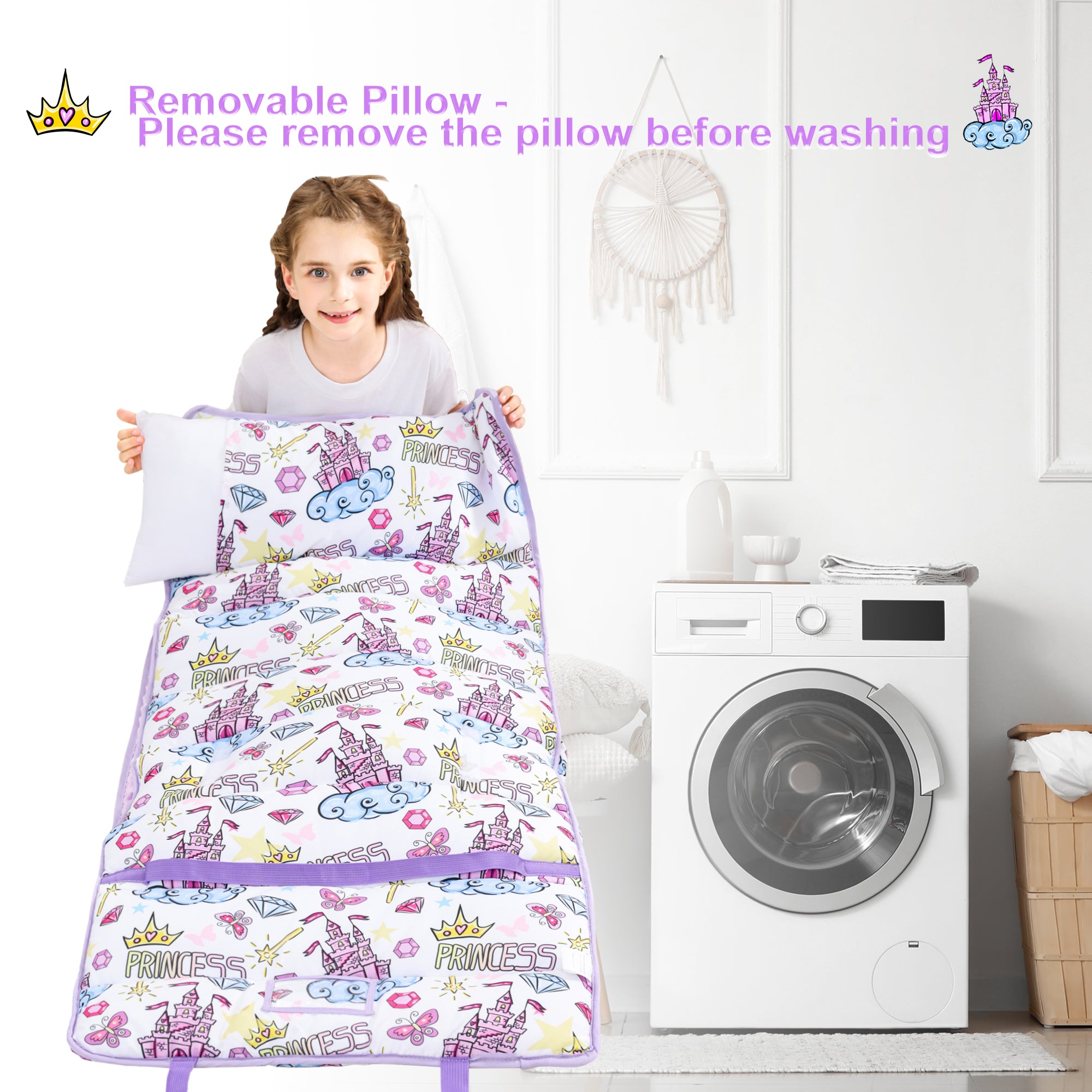 Cozy Comfort Nap Mat - Princess Fantasy