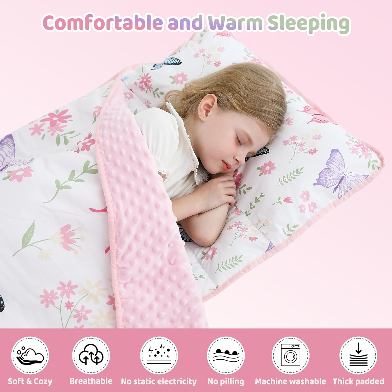 Cozy Comfort Nap Mat - Magic Butterfly