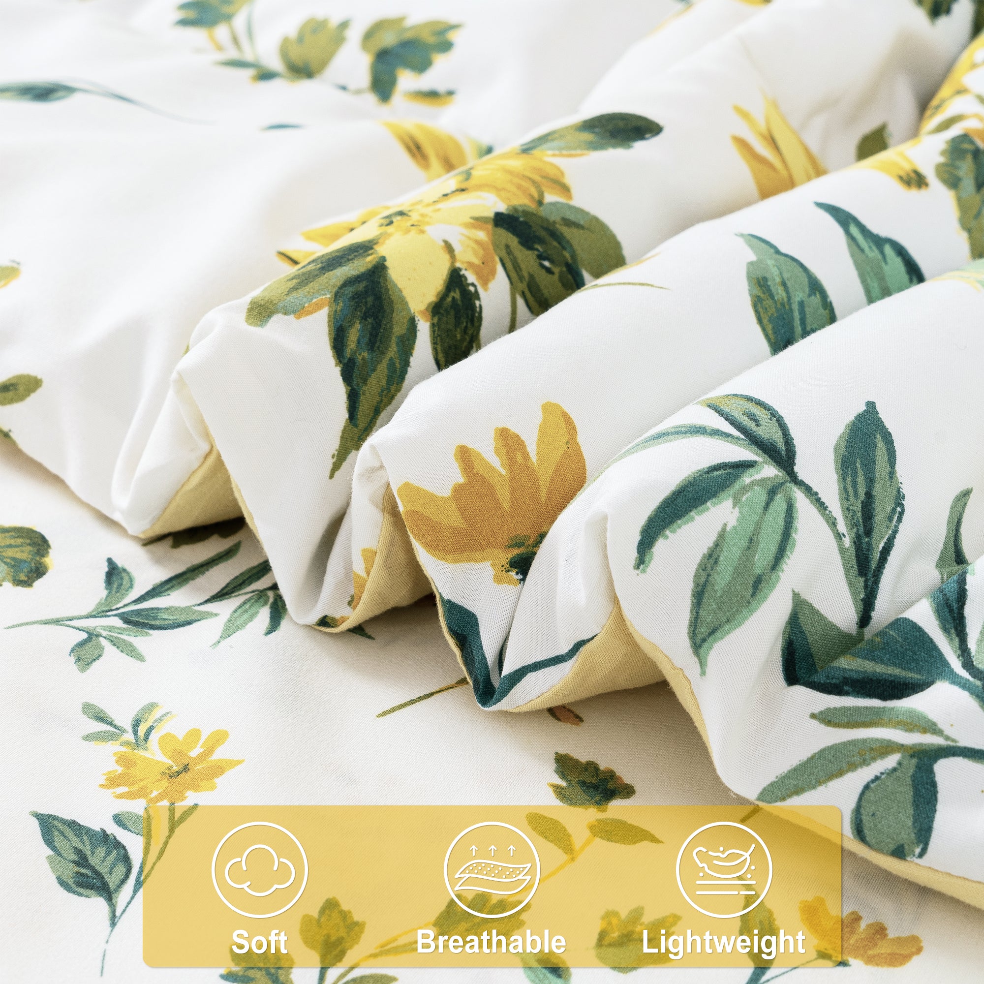 Yellow Daisy Dreamscape Comforter Set 7 Pieces