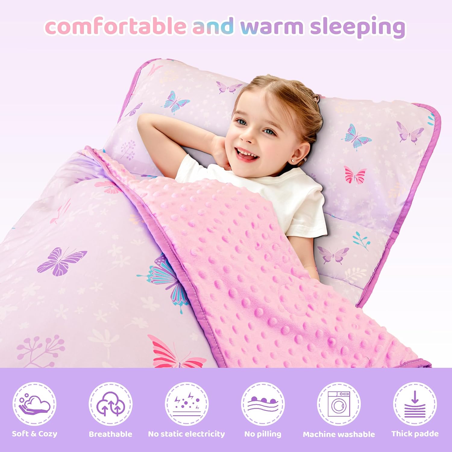Cozy Comfort Nap Mat - Magic Butterfly