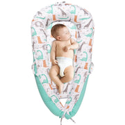 Dinosaur Baby Lounger - Baby Nest Co Sleeper for Baby Bed, Soft & Breathable Portable Cotton Newborn Lounger Nest for Crib Bassinet