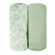 Mint Mambo Jersey Swaddle Blanket