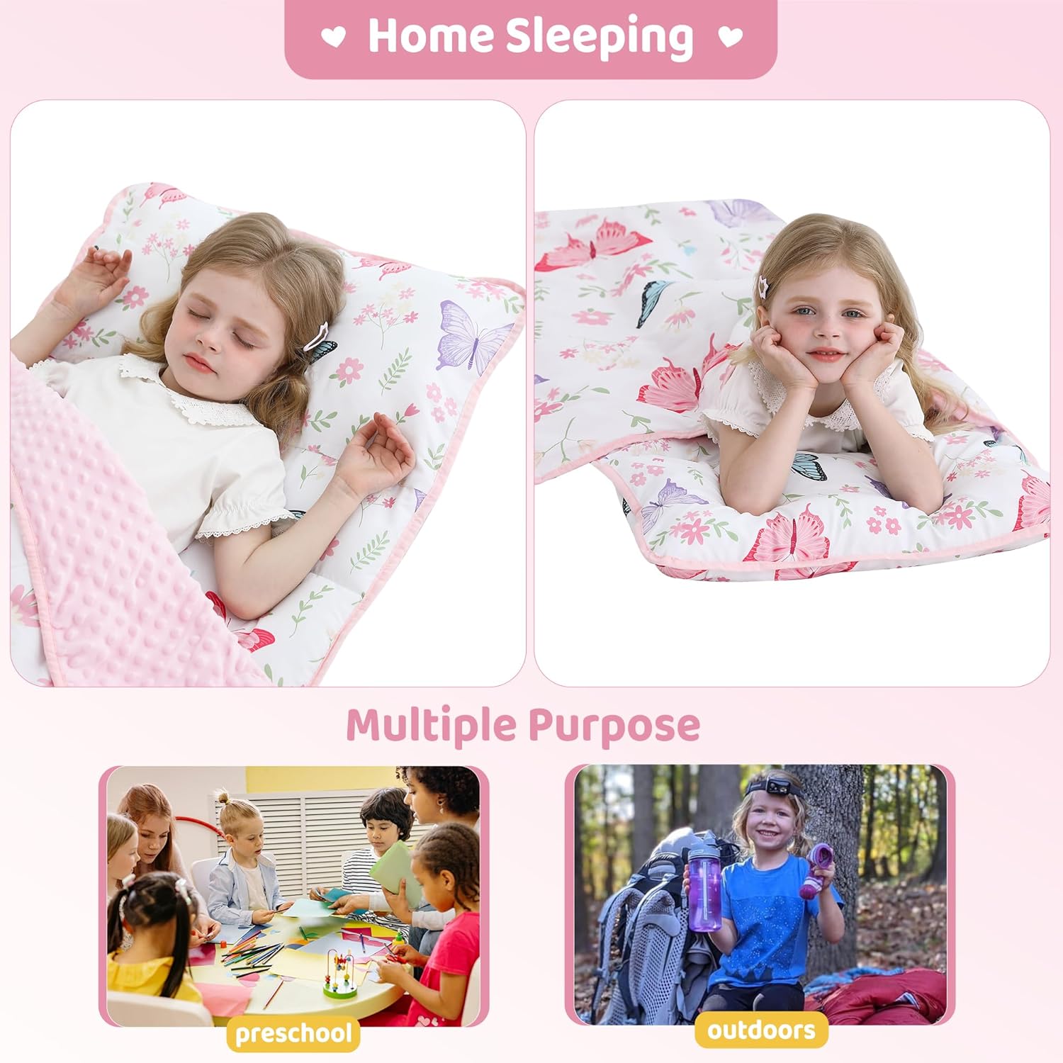 Cozy Comfort Nap Mat - Magic Butterfly