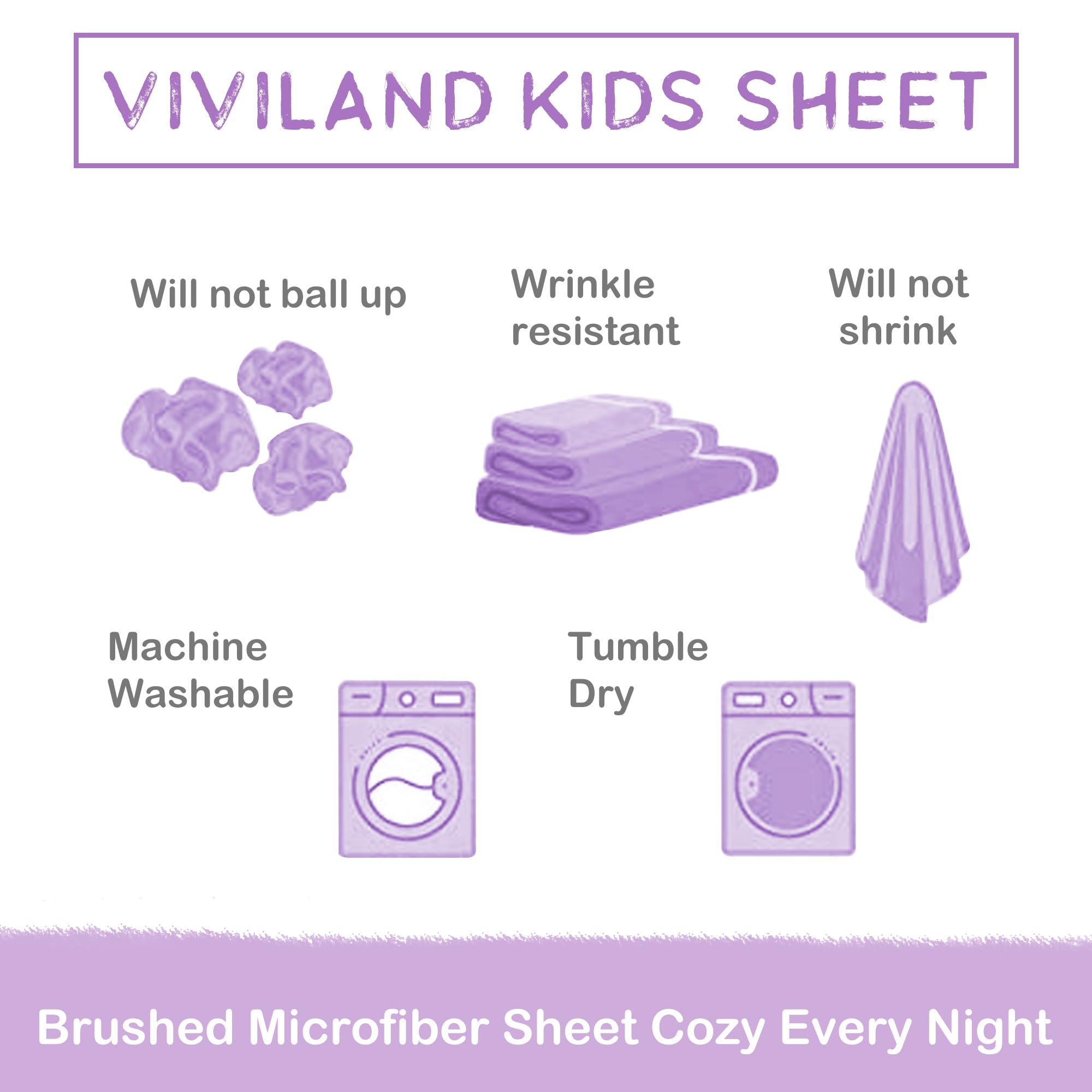 Colorful Hearts Kids Bed Sheet Set