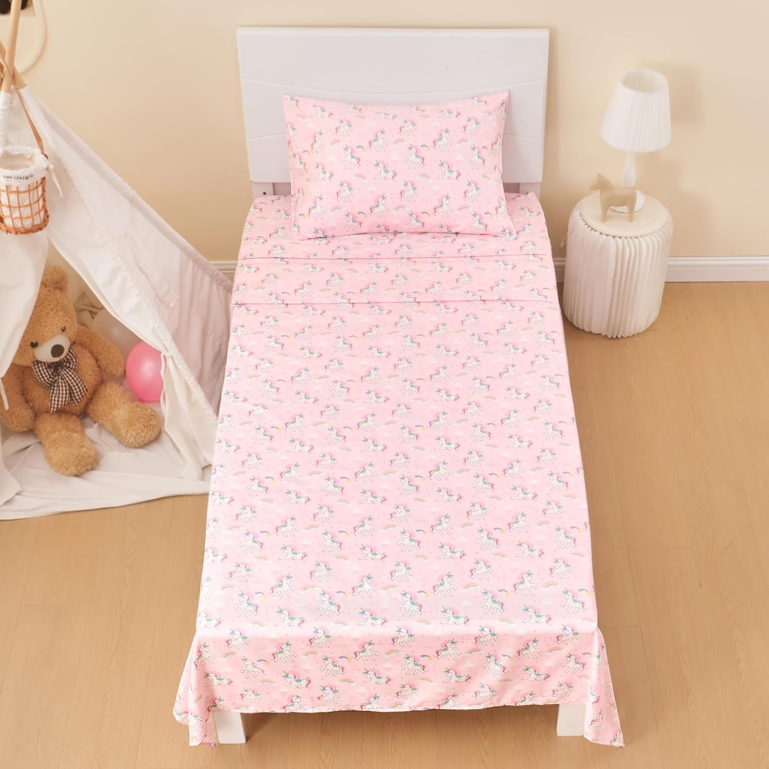 Unicorn Parade 3 Pcs Kids Twin Size Sheet Set