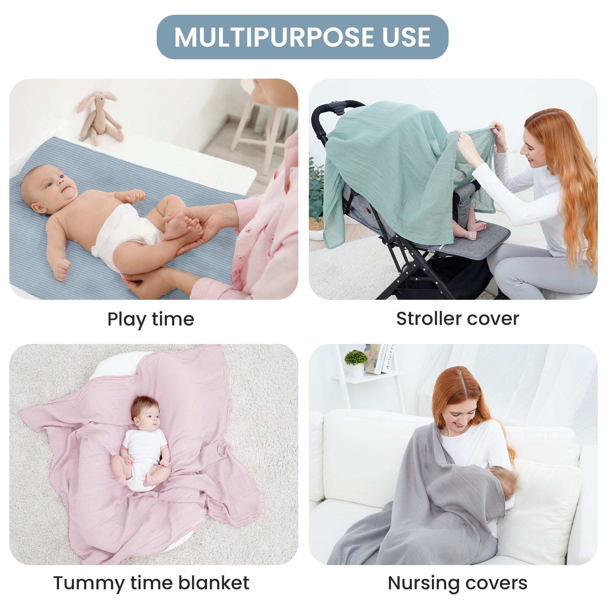 Giorgio Morandi Jersey Swaddle Blanket