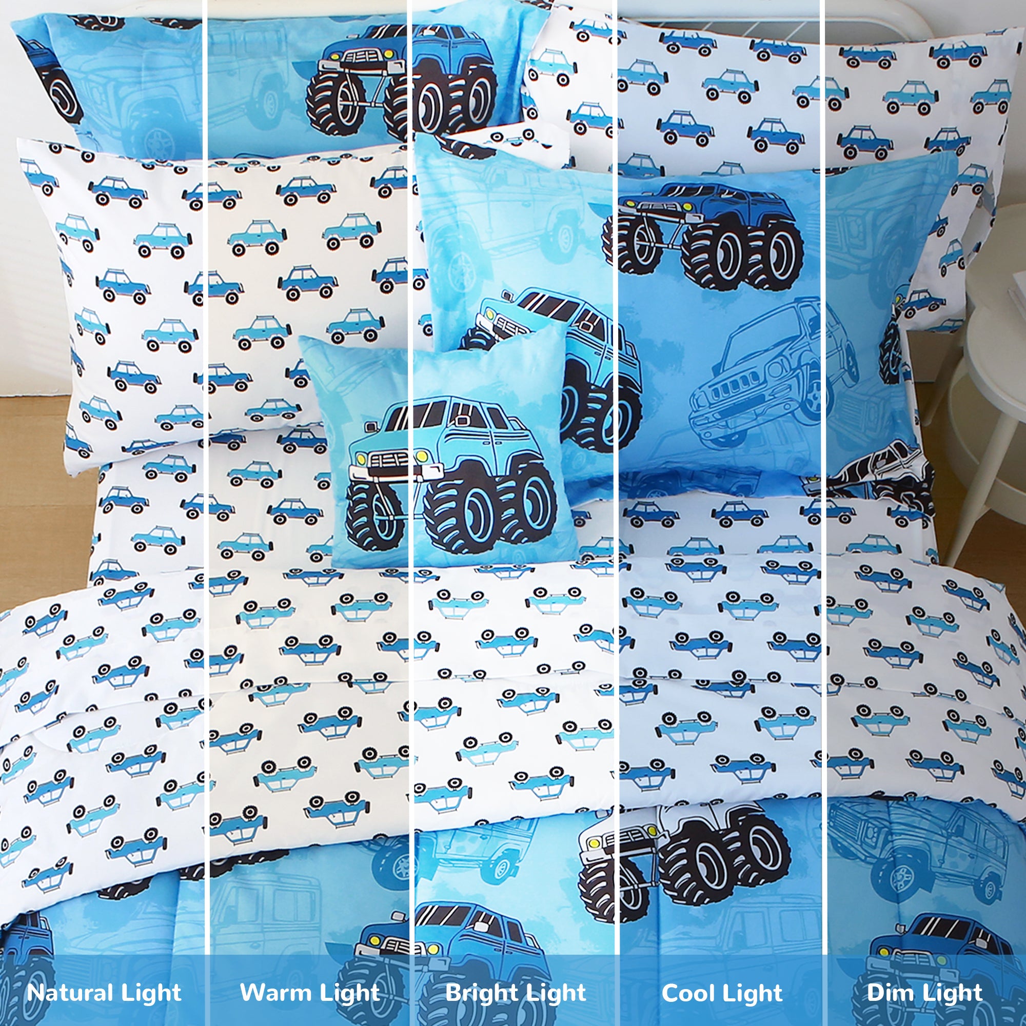Jeep Blue Kids Comforter Sets– 6 or 8 Piece Options