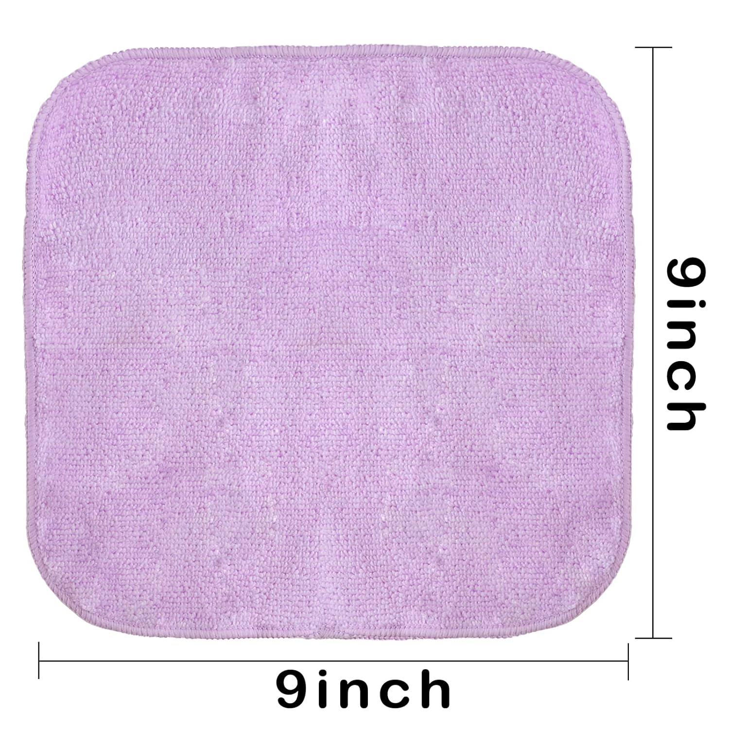 9x9 Pink Whale Baby Washcloths