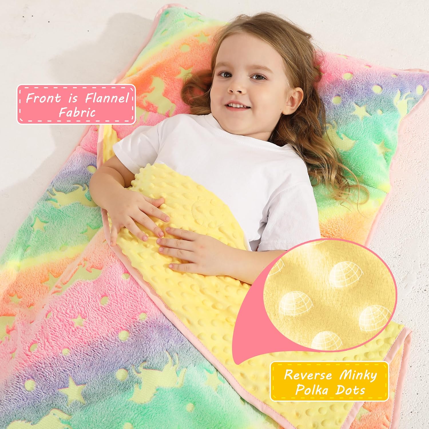 Cozy Comfort Nap Mat - Luminous Star Unicorn