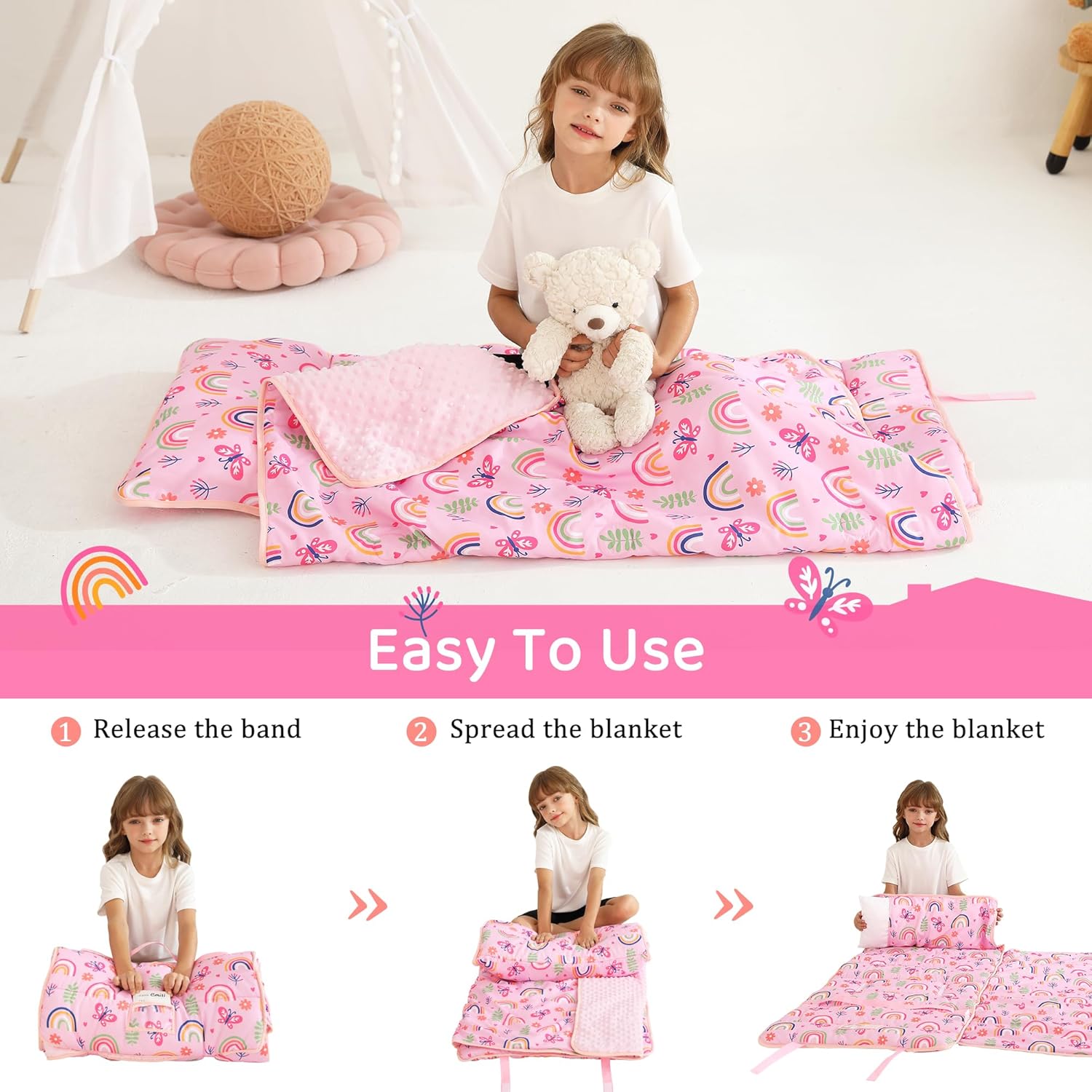 Cozy Comfort Nap Mat - Rainbow