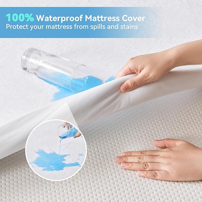 Flannel Full Waterproof Fitted Bottom Sheet