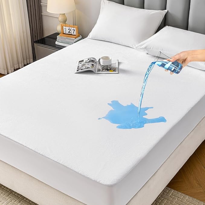 Flannel Full Waterproof Fitted Bottom Sheet