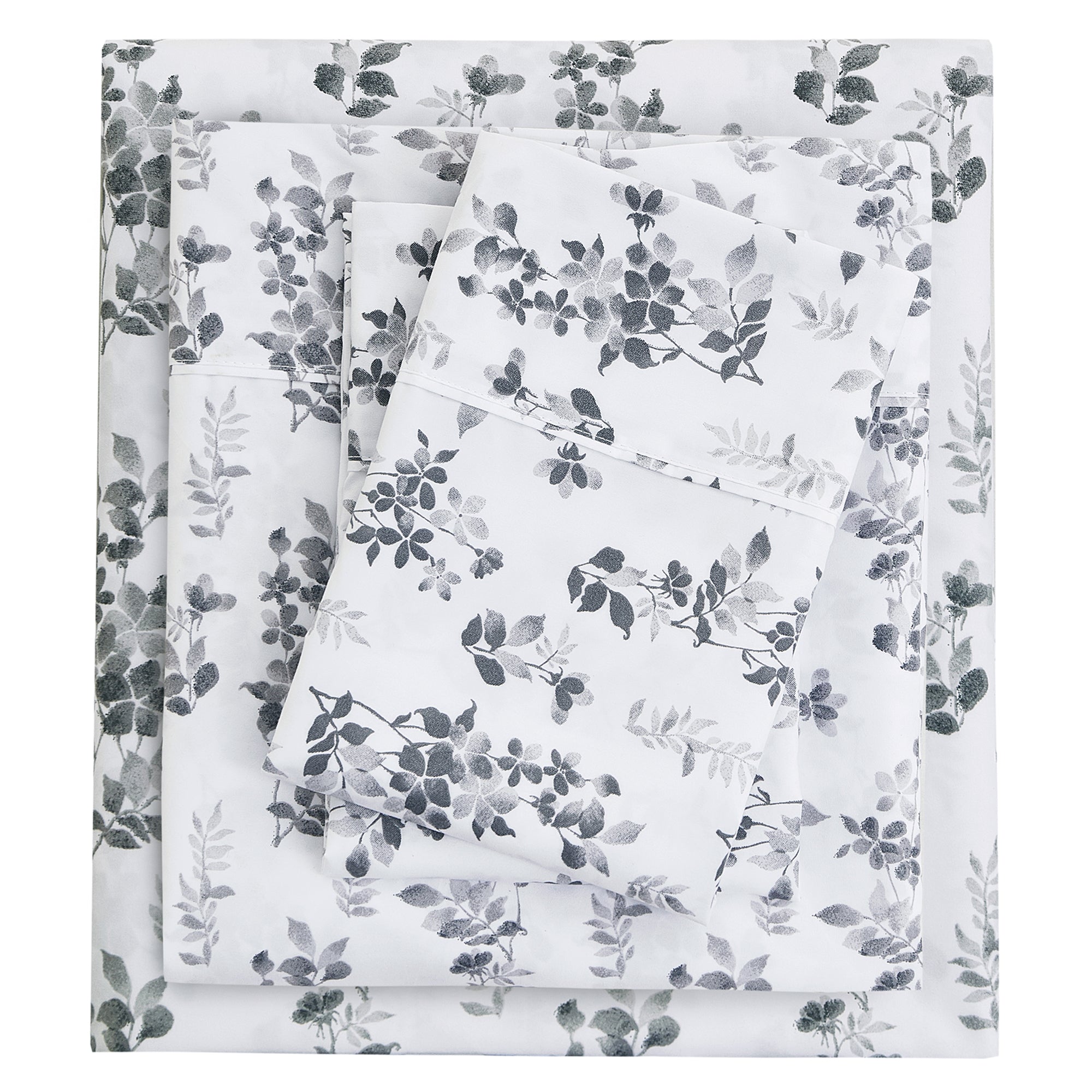 #Gradient-Grey-Flowers