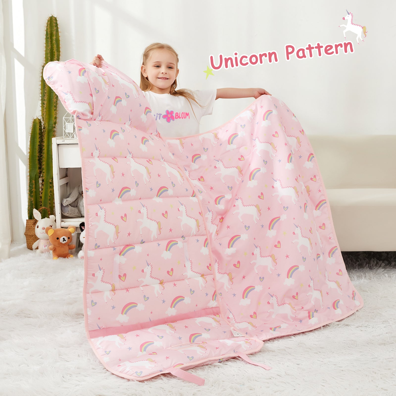 Cozy Comfort Nap Mat - Unicorn
