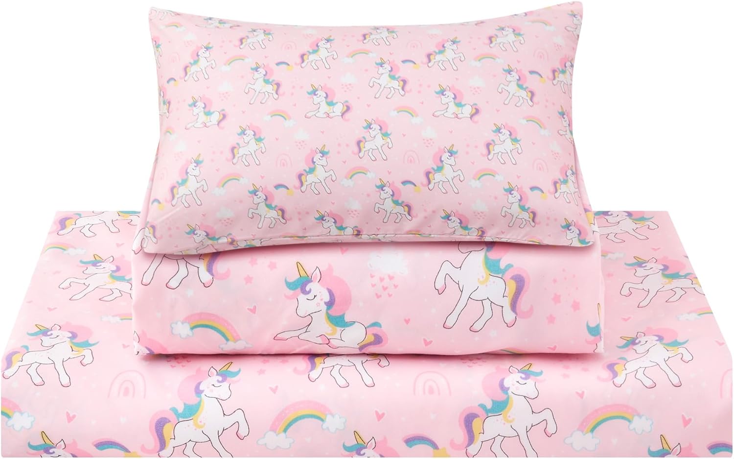 Unicorn Parade 3 Pcs Kids Twin Size Sheet Set