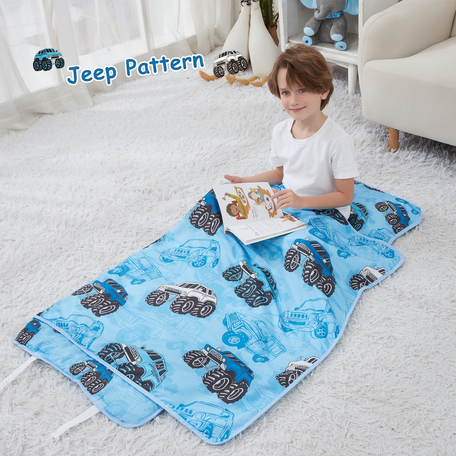 Cozy Comfort Nap Mat - Jeep