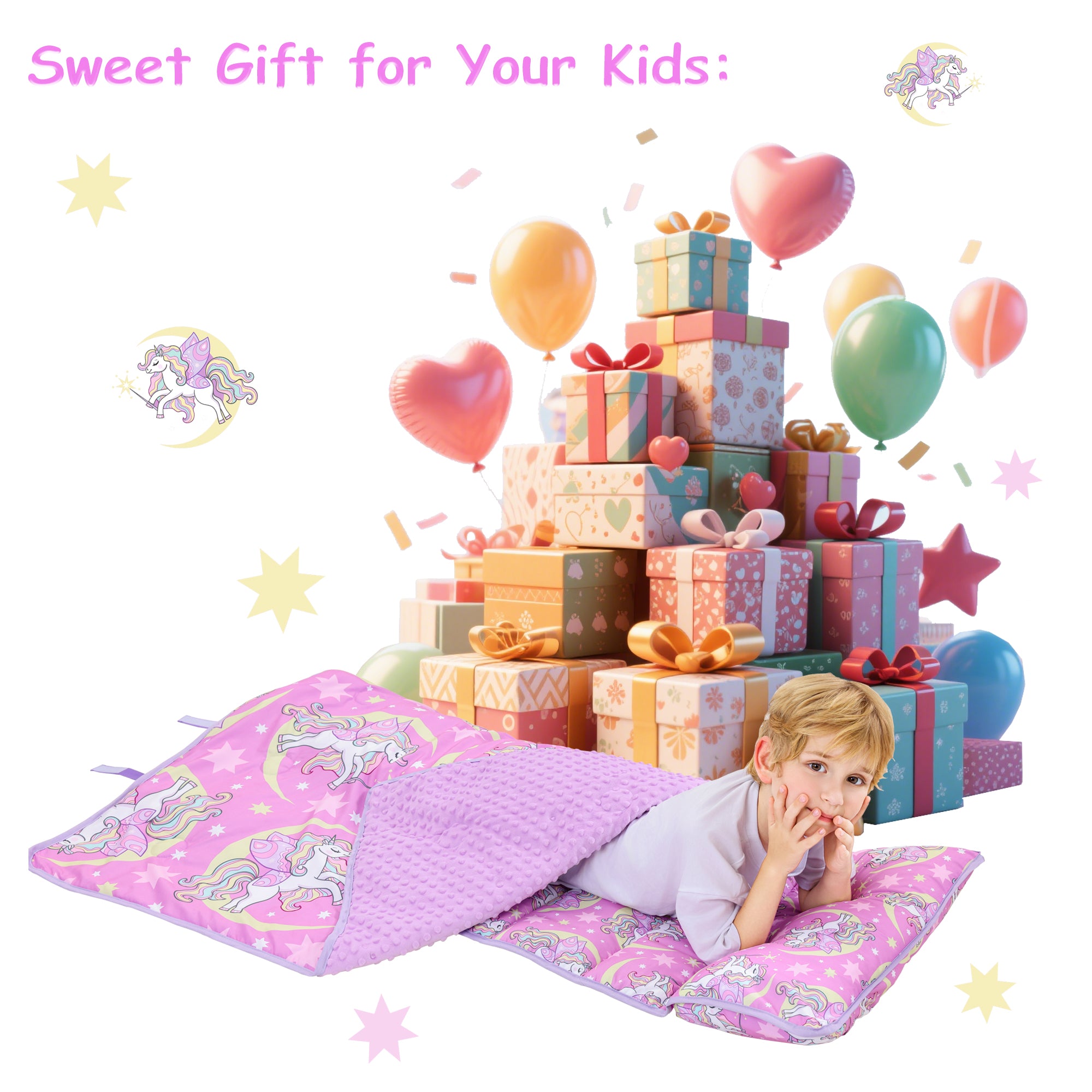 Cozy Comfort Nap Mat - Unicorn Magic