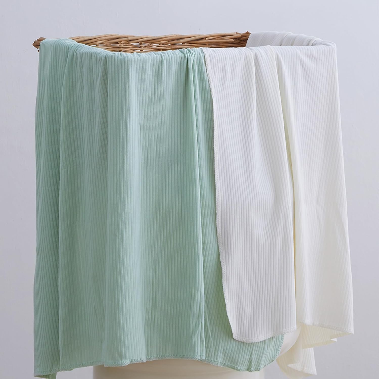 Mint Mambo Jersey Swaddle Blanket