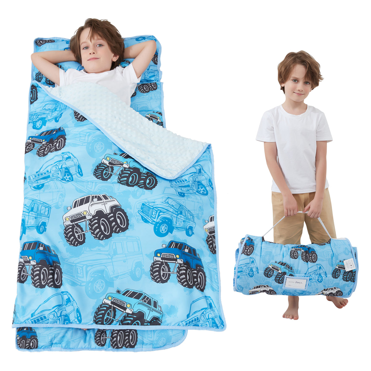 Jeep Toddler Nap Mat with Pillow & Blanket