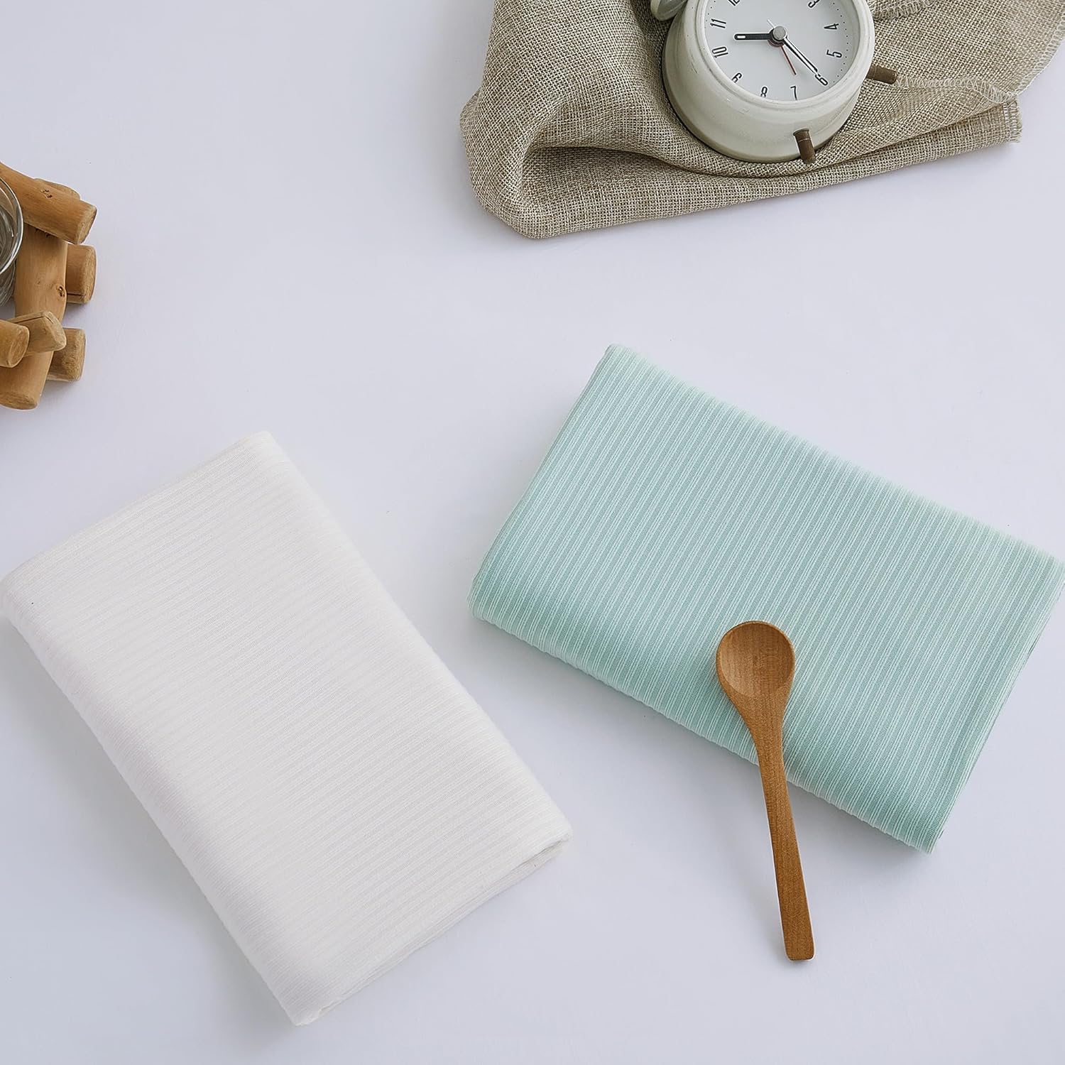 Mint Mambo Jersey Swaddle Blanket