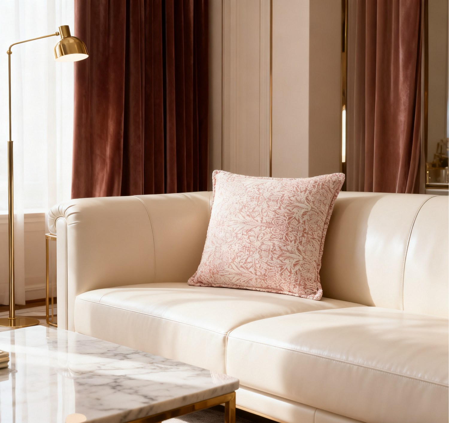 Classic Series Chenille Jacquard Toile Cushion