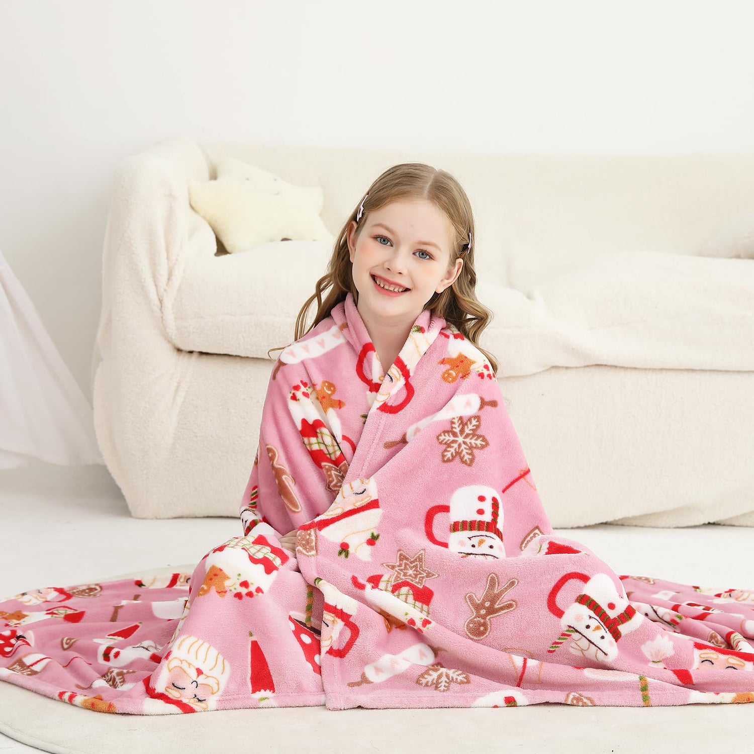 Santa Claus Kids Throw Blanket 50" x 60"