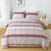 Rustic Stripe Comforter Set 7 Pieces