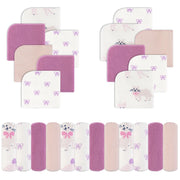 Purple-cat 9x9 Baby Washcloths