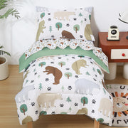 Forest Bear Comforter Set– 4 Piece