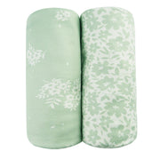 Mint Mambo Jersey Swaddle Blanket