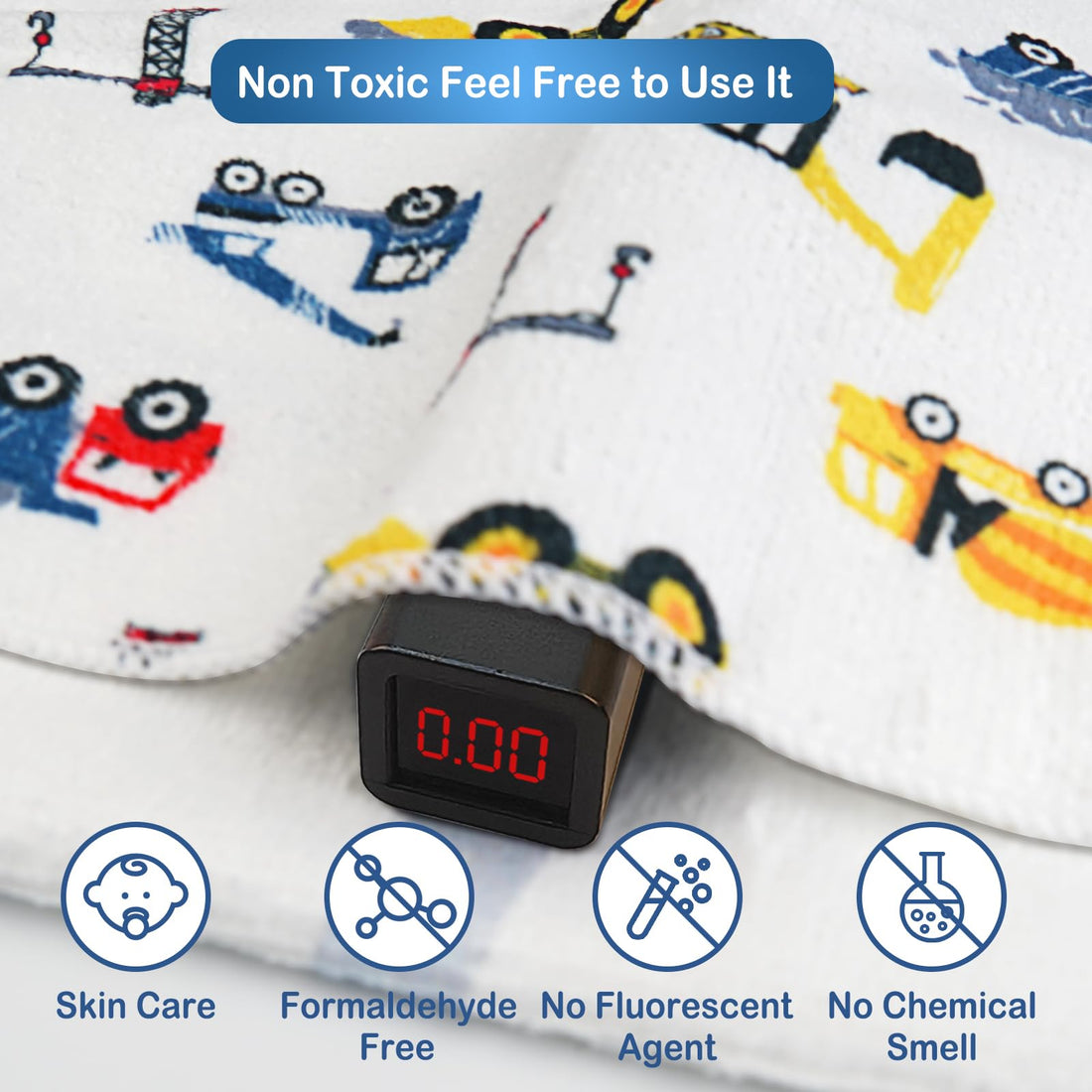 Truck 9x9 Baby Washcloths