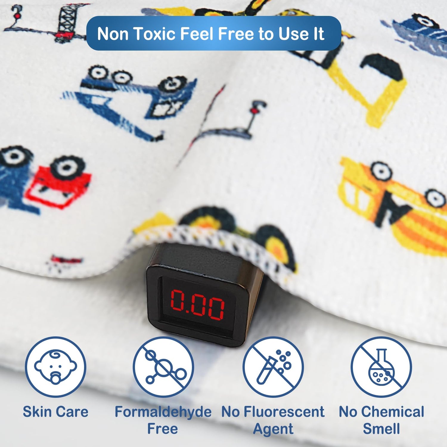 Truck 9x9 Baby Washcloths