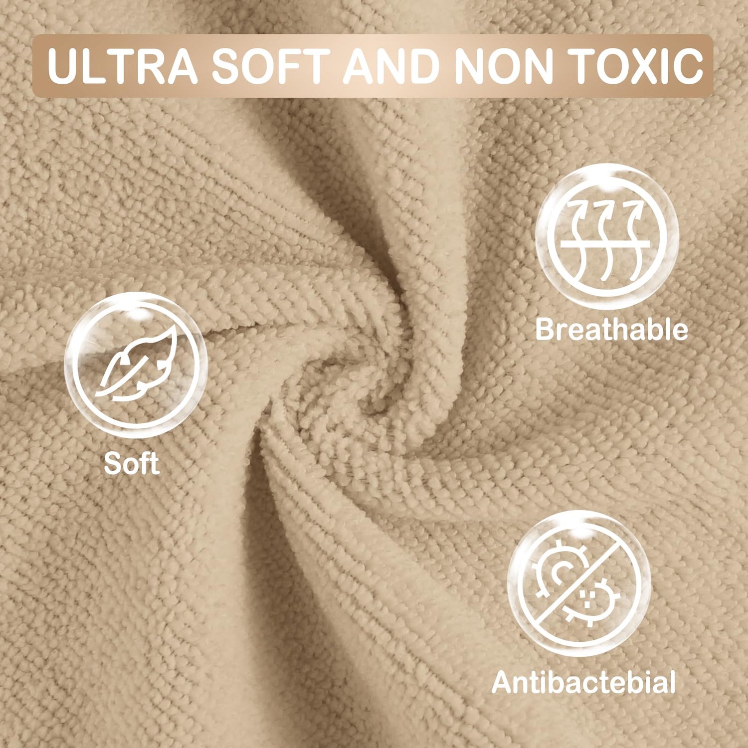 Bear 9x9 Baby Washcloths