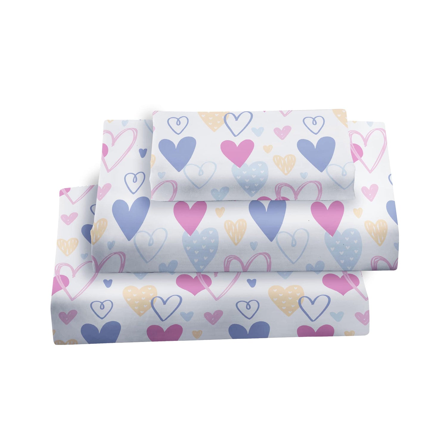 Sweet Heart Fiesta 3/4 PCS Kids Bed Sheet