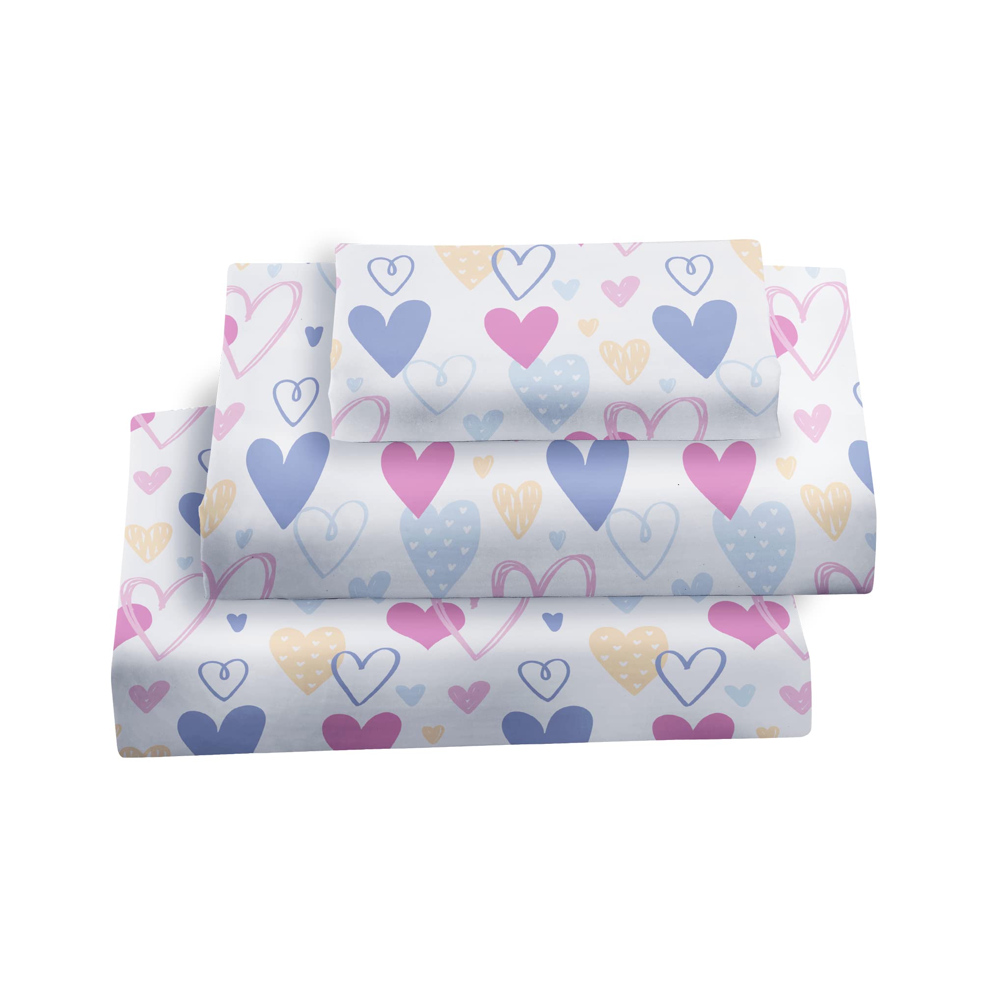 Sweet Heart Fiesta 3/4 PCS Kids Bed Sheet