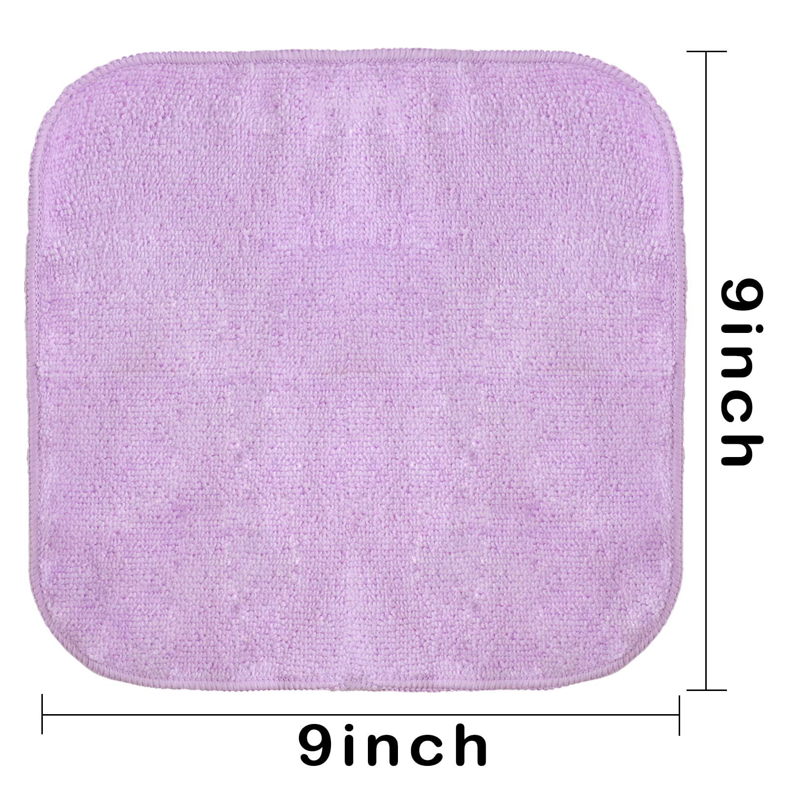 Pink Whale 9x9 Baby Washcloths