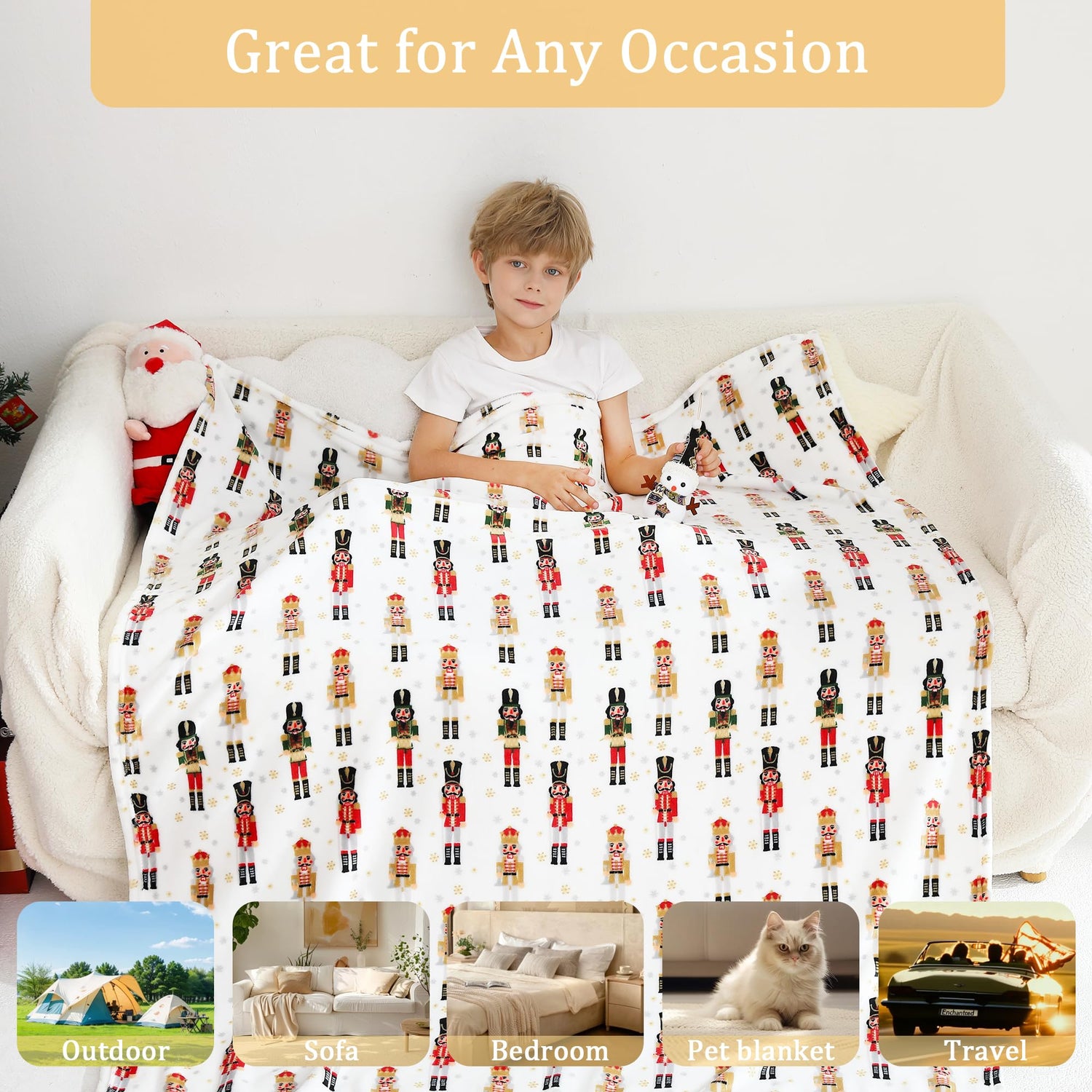 Cavalier Kids Throw Blanket